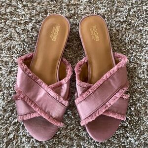 💙Mauve Fringe Flat Sandal💙